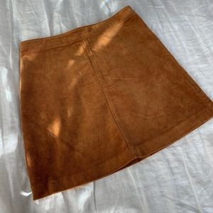 F21 corduroy skirt